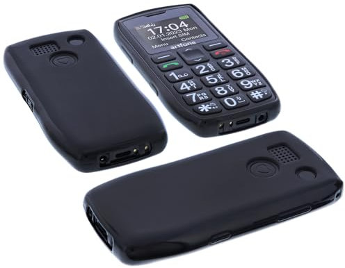 foto-kontor Coque Compatible avec Artfone C1 4G Volte Housse pour Smartphone Étui en Caoutchouc TPU Noir