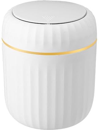 Poubelle De Table Portable avec Couvercle pour Salon, Cuisine, Chambre À Coucher, Salle De Bains et Bureau