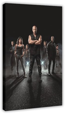 KLUTD Fast And Furious X 10-4 Poster Leinwand Poster für Schlafzimmer Sport Landschaft Schlafzimmer Dekoration Büro Geschenk Rahmenstil 30x45cm
