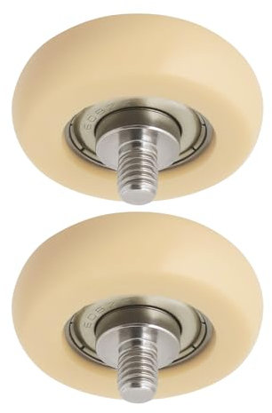 EMSea 2 Stücke Rudergerät Sitz Rad Nylon Roller Rad Mit Lager 6x36x10mm POM Schublade Gleiten Roller Track Rad mit M6 Gewinde