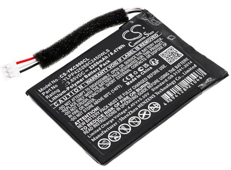 TECHTEK Battery 2200mAh compatible with [Yealink] CP900 replaces YLPP425268C2450WLS