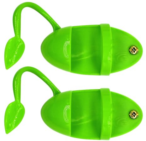 Râtelier d'alimentation pour Perroquet Vert 2 Pièces en Plastique Métal | Finition Soignée, Résistance à L'usure, Accessoire pour Oiseaux, Fournitures pour Animaux de Compagnie