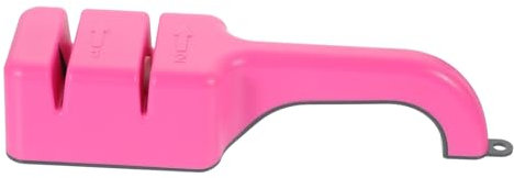 Garneck Knife Sharpener Sharpener Sharpening Tool for Home Use Two Groove Design for Kitchen Tools Helps Maintain Blade Edge Random Color