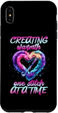 Creating Warmth One Stitch at a Time Case for iPhone XS Max