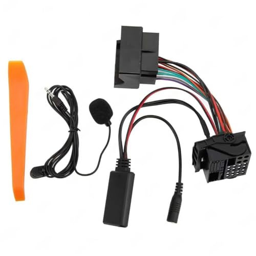 Ubric Adattatore Bluetooth 5.0 AUX IN 12 pin vivavoce auto stereo Bluetooth cavo musica con microfono per CD30 CDC40 CD70 DVD90