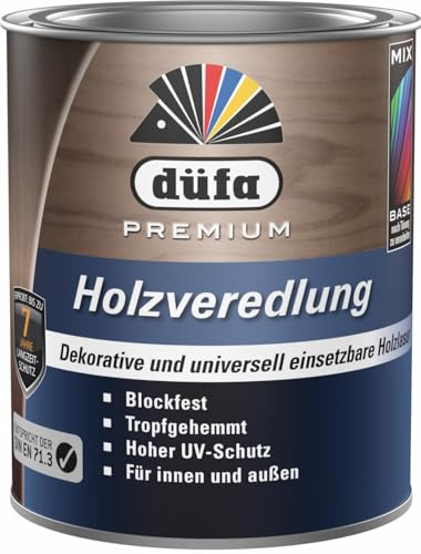 düfa Premium Holzveredlung WEISS 750ml Universallasur Holzlasur Schutzlasur