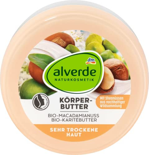 Alverde Körperbutter Macadamianuss 200ml