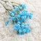 achidistviq 1 PC Gladiolen Kunststoff Künstliche Blumen Romantische Hochzeit Party Home Decor blau