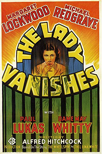 American Gift Services Filmposter The Lady Vanishes, Alfred Hitchcock 11x17