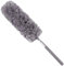 AchidistviQ Telescopic Extend Microfiber Duster Dusting Brush Desk Car Soft Cleaning Tool Dust Removal Static Electricity Magic Stainless Steel Extended Dust Removal Grey