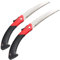 2 scies incurvées pliables avec lame en acier carbone - 18 cm [AGT]