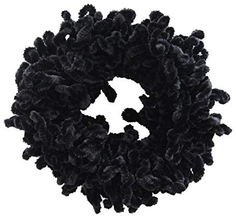 Volumising Scrunchie Big Hair Tie Ring Hijab Volumizer Khaleeji Kopfbedeckung für Frauen-Schwarz-Modellierung Dekoration