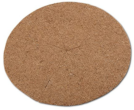 Natursache Kokosdisk, 5 Stück, Ø 60cm, Winterschutz für Pflanzen, mit Latex Beschichtung