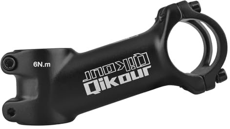 TRIWONDER Potence VTT 35 Degrés Potence de Vélo 31,8 mm Potence BMX 70 mm 80 mm 90 mm 110 mm Tige de Guidon Riser pour Vélo de Route Montagne VTT (17° - 31,8 x 70 mm)