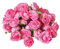 TAIANJI 50 Pcs Pink Rose Flower Heads Artificial for Craft DIY Wedding Party Decoration, Realistic Small Rose Flower Head Pink Artificial for Scrapbooking Embellishment, Garden Decor etc