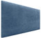 DHOME Kopfteil aus Kunstleder oder Stoff AQUALINE - Glatt Mit Beinen, Gepolstert, Luxusbett (Stoff Blau, 90cm für Betten 70/80/90)