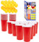 Skynet Lot de 36 jeux de bière-pong pour enterrement de vie de jeune fille ou de garçon