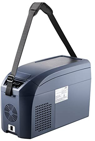 CIGREEN Portable Fridge Freezer Portable Refrigerator for Car 12V Refrigerator Car Cooler Compressor Cooling -0.4℉~50℉ Home and Car Use (15QT, 15L)