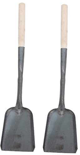 Cabilock 2 Stücke Ruß Schaufel Auto Reinigungswerkzeuge Kamin Asche Schaufel Reinigungsschaufel Haushalt Reinigungswerkzeuge Küche Kamin Schaufel BBQ Grill Asche Schaufel Holzkohle Grill