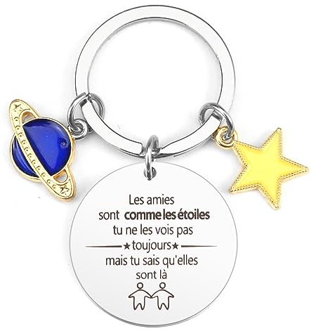 Cadeau Saint Valentin Porte Clef Pour Meilleure Amie - Idée Cadeau Anniversaire Femme