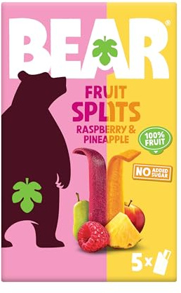 BEAR Splits Raspberry & Pineapple 5x20g