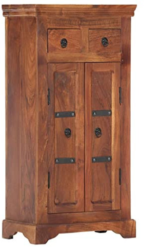 DYRJDJWIDHW kommode mit 6 schubladen,kommode Schlafzimmer,Sideboard 50×30×100 cm Akazie Massivholzkommode,Sideboard,kommode mit schubladen,