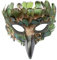 Masque de Déguisement Demi-Visage à Plumes - Pour Femme et Homme - Carnaval, Fête, Cosplay, Bal Masqué