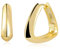 ALEXCRAFT Ohrringe Gold Dreieck Klein Damen Creolen Eckige Triangel Gold Earrings Geschenk für Frauen Freundin Mama Mädchen