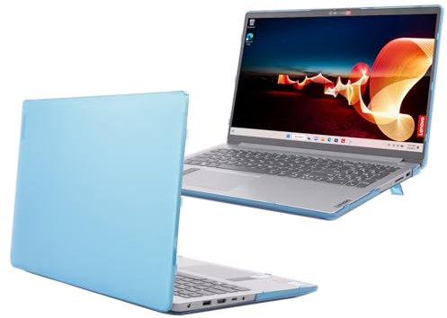 mCover Étui compatible uniquement avec les ordinateurs portables Windows Lenovo IdeaPad 1 Series 2022-2024 15 (15ADA7 / 15AMN7 / 15ALC7 / 15IAU7 / 15IGL7 / 15IJL7 / 15IRU7) - Aqua