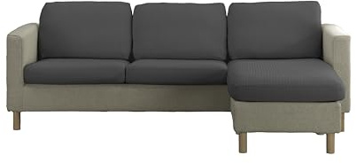 Estoralis | Sumatra | Superelastischer Sofa-Sitz- und Rückenkissenbezug | Maximale Anpassungsfähigkeit | Farbe - C/ 11 Dunkelgrau | Größe S (zwischen 50–85 cm x 45–65 cm und 10–20 cm hoch)