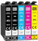 Jhaan 502 XL Druckerpatronen Kompatibel für Epson 502XL Kompatible mit Workforce WF-2860 WF-2860DWF WF-2865 WF-2865DWF WF-2885 WF-2880 Expression Home XP-5100 XP-5150 XP-5155 XP-5105 (5er-Pack)