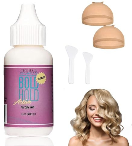 Wig Glue, Bold Hold Lace Glue, Lace Glue for Wigs, Easy to Use Ghost Bond Glue Wig Glue Easy to Apply Quick Drying Waterproof Suitable for Lace Front Wig