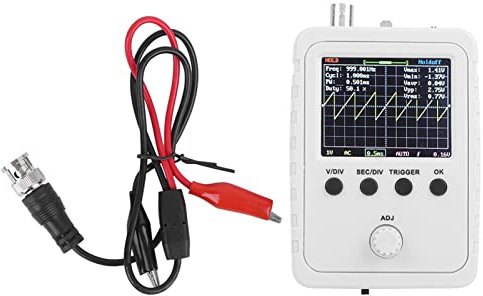 Glomora Digitales Oszilloskop, DIY Handheld DSO 150 15001K 0 bis 200KHz 5mV Div 20mV Idv für die Industrie