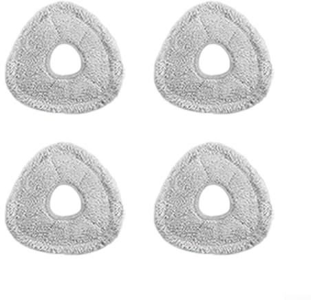 Juego de 4 paños de limpieza compatibles con robot aspirador para Narwal J4 y Freo X, lavable de microfibra