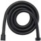 Flexible Plumbing PVC Shower Hose Extendable Garden Hose Shower Head Tube Flexible Bathroom Pipe Bath Accessories Water Hose(1.5M Black)