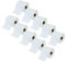 vhbw 10x Thermo-Etiketten-Rolle 25,4mm x 76,2mm (1375 Etiketten) kompatibel mit Zebra GK420t, GX430t, LP2242, GX420t Etiketten-Drucker