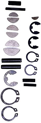 Ycauty Assortiment de Clips électroniques à Ressort en Demi-cercle, 450 Pièces, Kit de Clips électroniques pour Projets de Bricolage, Rangement Pratique