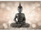 Runa Art Fototapete Buddha Zen Modern Vlies Wohnzimmer Schlafzimmer - Made in Germany - 308 x 220 cm Braun 9085010a