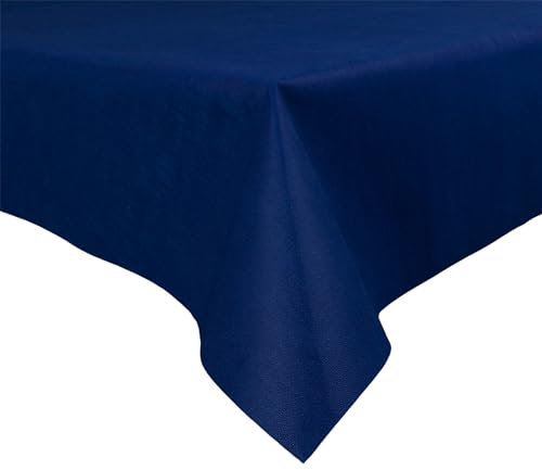 Sensalux Buffet-Tischdecke, Vlies, 1,5m x 3m, Standard 100 by Oeko-TEX® - Klasse I, abwischbar, Lotuseffekt, Blau