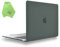 UESWILL Compatible with MacBook Air 13 inch Case 2021 2020 2019 2018 Model A2337 (M1) A2179 A1932, with Retina Display Touch ID, Matte Protective Hard Shell Case Cover, Midnight Green