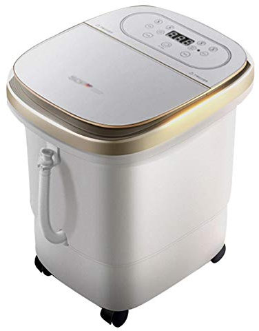 Bains de Pieds Baignoire à Pied à la Maison Thermostatique Thermostatique Foot Spa Extra Profondeur Massage électrique sur la Baignoire à Pied du Genou Soins pour la Peau