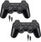 Powerextra PS3 Manette 2 Pack sans Fil Bluetooth Manette Haute Performance pour Console de Jeu Playstation 3 pour Double Shock avec Câble de Recharge