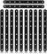 EVADOW 24PCS Black Mending Plates, 250mm x 20mm x 3mm Heavy Duty Flat Straight Bracket Carbon Steel Flat Corner Brace Fixing Furniture Fastener Connector for Wood Project and Fixing Furniture