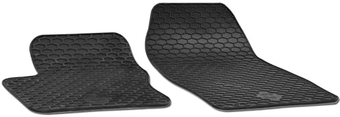 WALSER DirtGuard Gummi Fussmatten Auto für Ford Tourneo Connect/Grand Tourneo Connect/Transit Connect V408 2013-2022, 100% passgenaue Auto Fußmatten, robuste Universal Fußmatte Auto