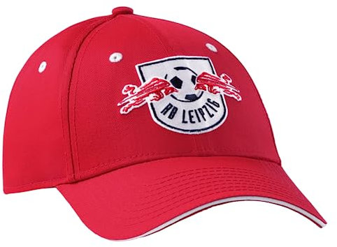 RB Leipzig Club Cap Rot mit weißem Frontpanel Basecap Schildmütze Kappe RBL - Plus Lesezeichen Wir lieben Fußball