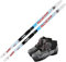 Skiwax Europe Kinder Langlaufski-Set Panda: Langlauf-Ski + NNN-Bindung + NNN-Langlaufschuhe - Länge: 130cm