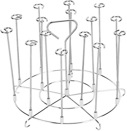 BBQ Skewers Stand Foodi Accessories, 304 Stainless Steel Hot Air Fryer Grill Drying Rack for Home Kitchen Dining Room (8QT)