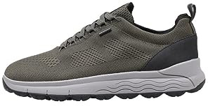 Geox Herren U Spherica 4x4 B Abx Sneakers, Dk Olive, 40 EU