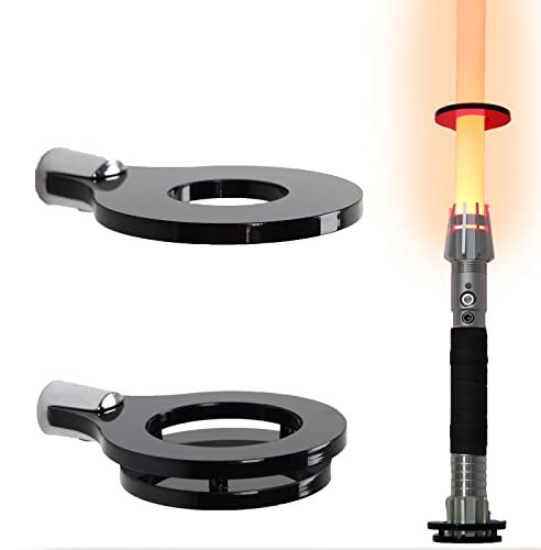 Spada laser per montaggio a parete verticale Porta spada laser Espositore per spade laser in acrilico per Display Lightsaber wall (Nero, tieni 1 spada laser)