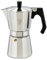 Pezzetti, Luxexpress Caffettiera 6 Tazze in Alluminio, Manico Ergonomico Resistente al Calore, Per Piani a Gas, Elettrici e Vetroceramica